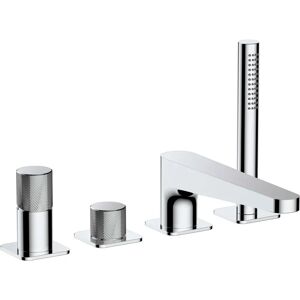 Rak Amalfi Chrome 4 Hole Bath Shower Mixer Tap - Bath Shower Mixer Tap Rak Amalfi Chrome 4 Hole Bath Shower Mixer Tap - Bath Shower Mixer Tap