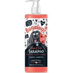 Bugalugs Flea & Tick Dog Shampoo - Neem Oil & Eucalyptus - 500ml Bugalugs Flea & Tick Dog Shampoo - Neem Oil & Eucalyptus - 500ml