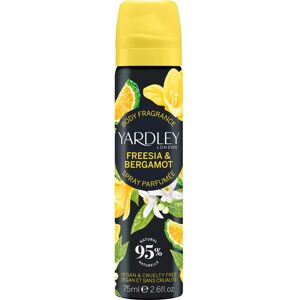 Yardley London Spray Corporel Désodorisant Freesia & Bergamote - Publicité Yardley London Spray Corporel Désodorisant Freesia & Bergamote - Publicité