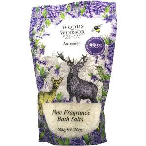Sel de Bain Lavande Woods of Windsor - 500g - Violet Relaxant - Publicité Sel de Bain Lavande Woods of Windsor - 500g - Violet Relaxant - Publicité
