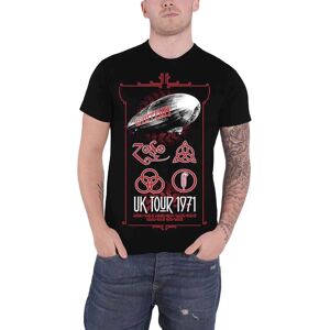 Led Zeppelin Tour du Royaume-Uni 1971 - T-Shirt - Noir - S Led Zeppelin Tour du Royaume-Uni 1971 - T-Shirt - Noir - S