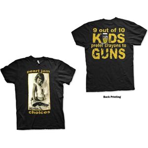 T-shirt officiel du groupe Pearl Jam - Choices - Noir - Publicité T-shirt officiel du groupe Pearl Jam - Choices - Noir - Publicité