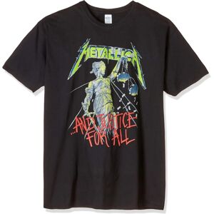 Metallica And Justice For All - T-Shirt - Noir - XXL - Coton - Publicité Metallica And Justice For All - T-Shirt - Noir - XXL - Coton - Publicité