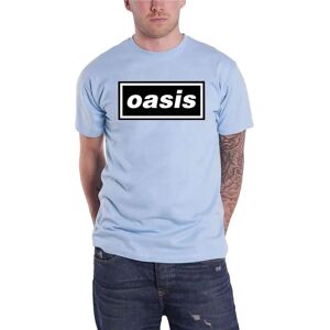 Oasis Decca Logo Sky Blue T-Shirt - Unisex Oasis Decca Logo Sky Blue T-Shirt - Unisex