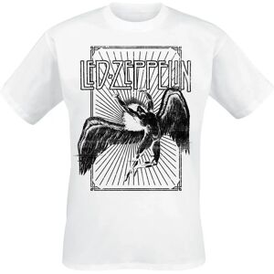 Led Zeppelin Icarus Burst Weiß T-Shirt S - Unisex - Offiziell Led Zeppelin Icarus Burst Weiß T-Shirt S - Unisex - Offiziell