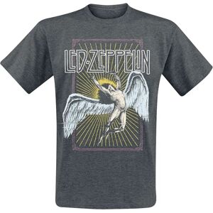 Led Zeppelin Icarus Colour Dunkelgraues T-Shirt - Kurzarm - Reguläre Passform Led Zeppelin Icarus Colour Dunkelgraues T-Shirt - Kurzarm - Reguläre Passform