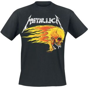 Metallica Flaming Skull Tour Tee - Kurzes T-Shirt - Schwarz - Offizielles Tour Merch Metallica Flaming Skull Tour Tee - Kurzes T-Shirt - Schwarz - Offizielles Tour Merch
