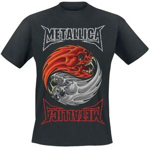T-Shirt Metallica Yin Yang - Unisexe Noir Moyen T-Shirt Metallica Yin Yang - Unisexe Noir Moyen