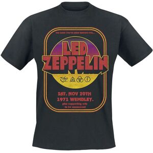 Led Zeppelin 1971 Wembley Svart XL T-shirt - T-Shirt Led Zeppelin 1971 Wembley Svart XL T-shirt - T-Shirt