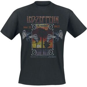 Led Zeppelin Inglewood Unisex Schwarzes T-Shirt - Freizeit Led Zeppelin Inglewood Unisex Schwarzes T-Shirt - Freizeit