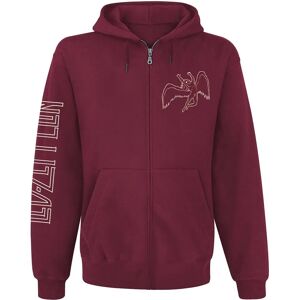 Led Zeppelin Symbols Maroon Hoodie - Hoodies Led Zeppelin Symbols Maroon Hoodie - Hoodies