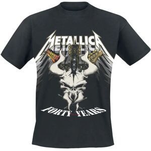 Metallica 40-års unisex T-shirt Svart Metallica 40-års unisex T-shirt Svart