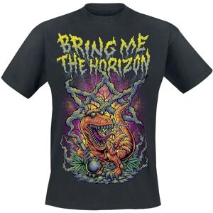 Bring Me The Horizon - Rökande Dinosaurie - Svart T-shirt - Rock Bring Me The Horizon - Rökande Dinosaurie - Svart T-shirt - Rock