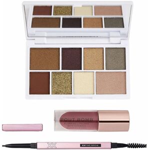 Set de Maquillaje Revolution - 3 Piezas - Paleta de Sombras, Lápiz de Cejas, Brillo de Labios Set de Maquillaje Revolution - 3 Piezas - Paleta de Sombras, Lápiz de Cejas, Brillo de Labios