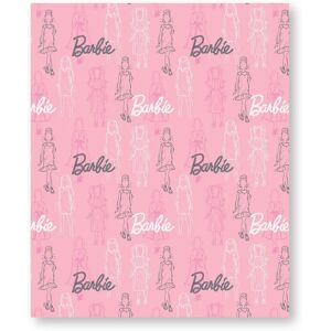 Barbie Model Pink Silhouette Fleece Blanket - Blanket Barbie Model Pink Silhouette Fleece Blanket - Blanket