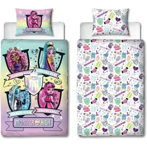 Monster High Fierce Gradient Bedding Set - Reversible Character Design Monster High Fierce Gradient Bedding Set - Reversible Character Design