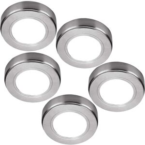 Loops 5x Chrome LED Under Cabinet Light Kit - White Loops 5x Chrome LED Under Cabinet Light Kit - White