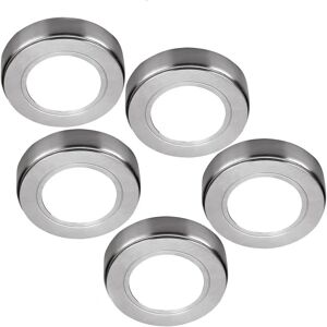 Loops Brushed Nickel 5x LED Kitchen Under Cabinet Light Kit - Natural White Loops Brushed Nickel 5x LED Kitchen Under Cabinet Light Kit - Natural White