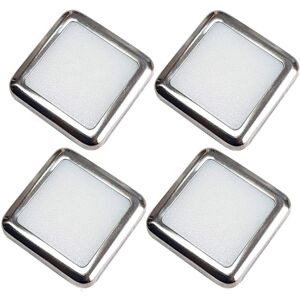 Loops Square LED Plinth Light Kit 4 WARM WHITE Spotlights Kitchen Bathroom Floor Panel - LED Plinth Light Kit Loops Square LED Plinth Light Kit 4 WARM WHITE Spotlights Kitchen Bathroom Floor Panel - LED Plinth Light Kit