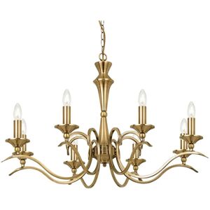Philips 8 Light Antique Brass Chandelier - Ceiling Pendant Philips 8 Light Antique Brass Chandelier - Ceiling Pendant