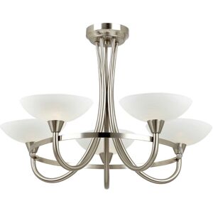 Unbranded Cagney 5 Light Semi Flush Ceiling Light - Ceiling Light Unbranded Cagney 5 Light Semi Flush Ceiling Light - Ceiling Light