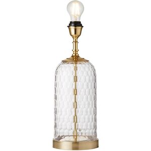 Brass Geometric Glass Table Lamp - Table Lamp Brass Geometric Glass Table Lamp - Table Lamp