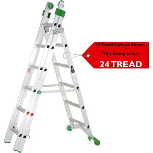 Loops PREMIUM 24 Tread Ladder - Extension, A-Frame & Stairwell - Ladder Loops PREMIUM 24 Tread Ladder - Extension, A-Frame & Stairwell - Ladder