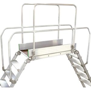 Loops 4 Tread Industrial Bridging Steps & Handle Crossover Ladder 1.2m x 0.5m Platform - Industrial Bridging Steps and Ladder Loops 4 Tread Industrial Bridging Steps & Handle Crossover Ladder 1.2m x 0.5m Platform - Industrial Bridging Steps and Ladder