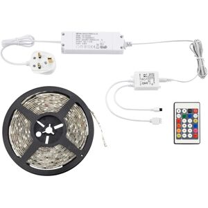 Loops 5m RGB Flexible Tape Light Kit - IP44 Rated - Remote Control Loops 5m RGB Flexible Tape Light Kit - IP44 Rated - Remote Control
