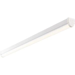 Loops 5ft Emergency Batten Light - 41W Cool White LED - Gloss White & Opal White - Emergency Batten Light Loops 5ft Emergency Batten Light - 41W Cool White LED - Gloss White & Opal White - Emergency Batten Light