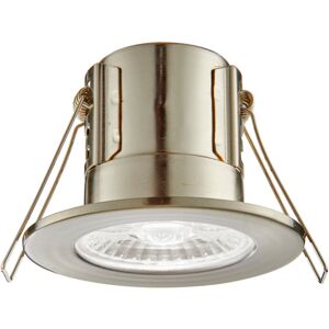 Satin Nickel IP65 Downlight - 4W Cool White LED - Bathroom - Recessed Satin Nickel IP65 Downlight - 4W Cool White LED - Bathroom - Recessed