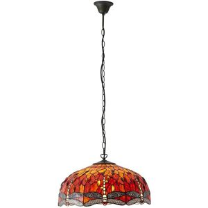 Loops Tiffany Orange Dragonfly Pendant Light - Pendant Light Loops Tiffany Orange Dragonfly Pendant Light - Pendant Light