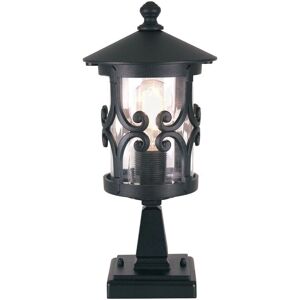 Loops IP23 Wall Ground Pedestal - 1 Bulb, Black, LED E27, 100W - Pedestal Loops IP23 Wall Ground Pedestal - 1 Bulb, Black, LED E27, 100W - Pedestal