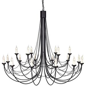 Loops 18 Bulb Chandelier - Black LED E14 60W - Chandelier Loops 18 Bulb Chandelier - Black LED E14 60W - Chandelier