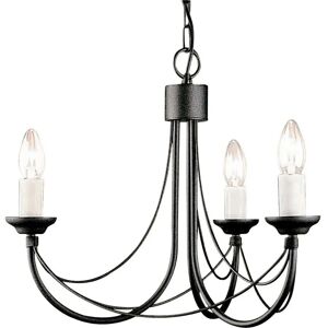 Loops E14 60W Gothic Chandelier Ivory Black - Chandelier Loops E14 60W Gothic Chandelier Ivory Black - Chandelier