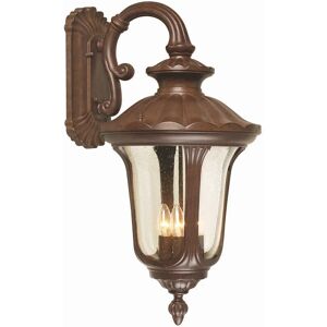 Loops Outdoor Wall Light Rusty Bronze Patina LED E14 60W - Wall Light Loops Outdoor Wall Light Rusty Bronze Patina LED E14 60W - Wall Light