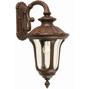 Loops Rusty Bronze Patina Wall Light - IP44 Outdoor LED E27 100W Loops Rusty Bronze Patina Wall Light - IP44 Outdoor LED E27 100W