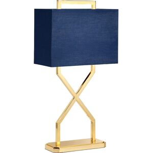Loops Navy Blue Oblong Table Lamp - Interior Light Loops Navy Blue Oblong Table Lamp - Interior Light