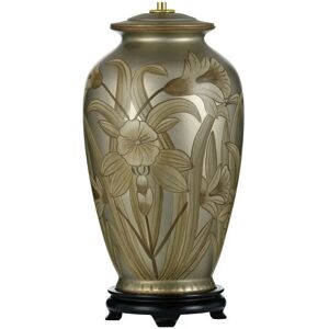 Brand Model Hand Painted Ceramic Vase Base - Interior Use - Silver - 60w Brand Model Hand Painted Ceramic Vase Base - Interior Use - Silver - 60w