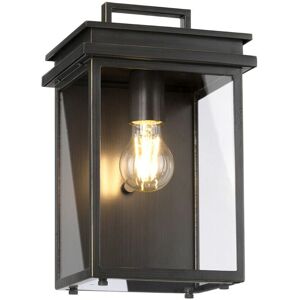 Loops Outdoor IP44 Wall Lantern Antique Bronze LED E27 60W d00745 Loops Outdoor IP44 Wall Lantern Antique Bronze LED E27 60W d00745