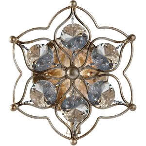 Loops Wall Light Faceted Bauhinia Crystal Flower - Silver LED E14 60W Loops Wall Light Faceted Bauhinia Crystal Flower - Silver LED E14 60W