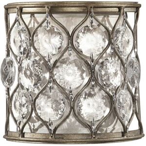 Loops Wall Light Faceted Sunflower Bauhinia Crystals Silver E14 60W - Wall Light Loops Wall Light Faceted Sunflower Bauhinia Crystals Silver E14 60W - Wall Light