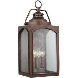 Loops Outdoor 3-Bulb Wall Light Lantern Copper Oxide E14 IP44 Loops Outdoor 3-Bulb Wall Light Lantern Copper Oxide E14 IP44