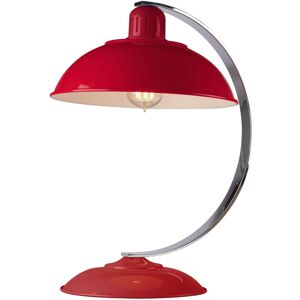 Loops Traffic Red Retro Office Table Lamp - Light Loops Traffic Red Retro Office Table Lamp - Light