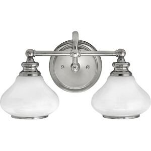 Loops IP44 Twin Wall Light - Polished Chrome, Opal Glass, G9 3.5W - Wall Light Loops IP44 Twin Wall Light - Polished Chrome, Opal Glass, G9 3.5W - Wall Light