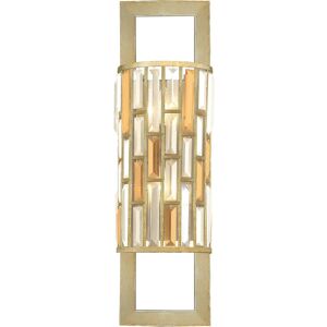 Loops Twin Wall Light - Amber Pearl & Clear Crystal - LED E14 60W - Wall Light Loops Twin Wall Light - Amber Pearl & Clear Crystal - LED E14 60W - Wall Light
