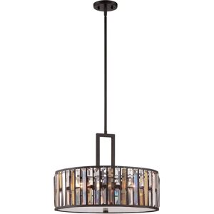 Loops 3 Bulb Vintage Bronze Pendant Light - Pendant Loops 3 Bulb Vintage Bronze Pendant Light - Pendant