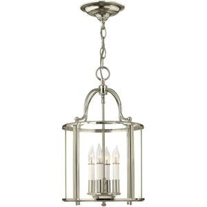 Nickel 4 Bulb Ceiling Pendant Light Fitting - Pendant Nickel 4 Bulb Ceiling Pendant Light Fitting - Pendant