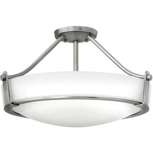 Loops 2 Bulb Flush Light Low Ceiling Antique Nickel - Flush Light Loops 2 Bulb Flush Light Low Ceiling Antique Nickel - Flush Light