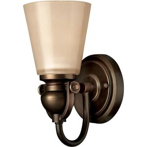 Loops Wall Light Amber Glass Yolk Olde Bronze - Wall Light Loops Wall Light Amber Glass Yolk Olde Bronze - Wall Light